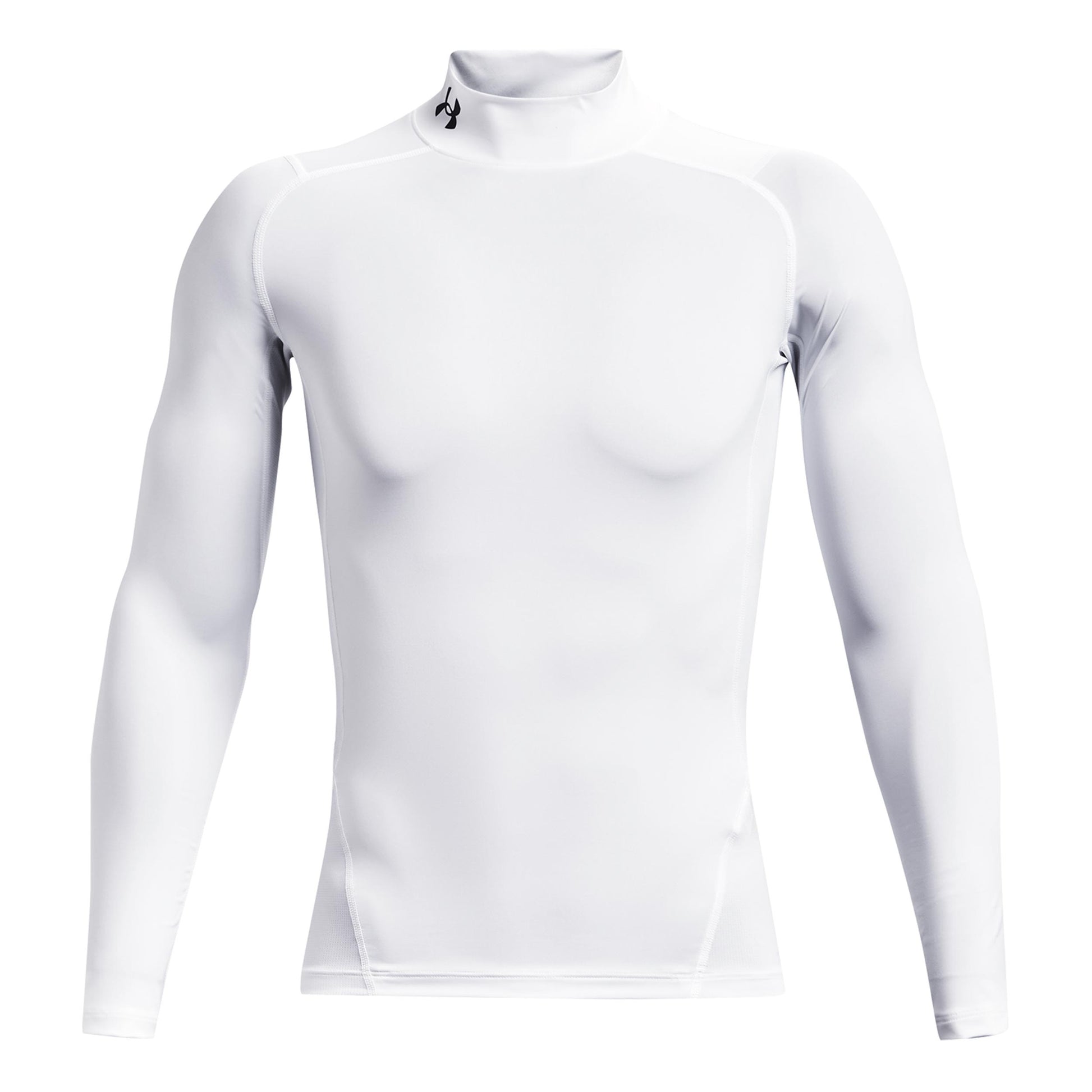 Under Armour Heatgear Comp Mock Longsleeve Heren-Wit