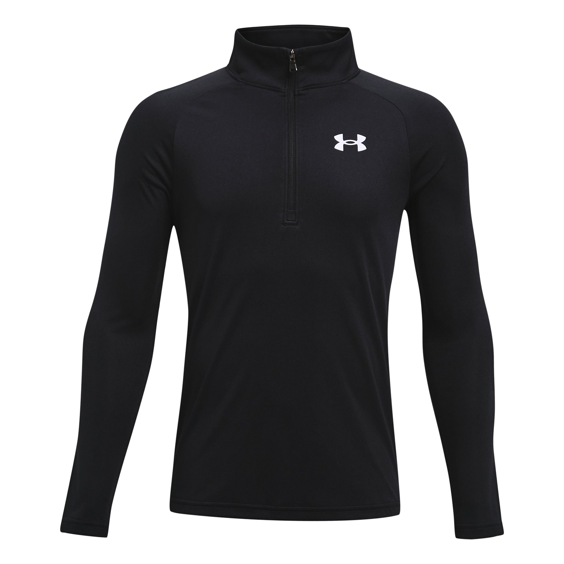 Under Armour Tech 2.0 1/2 Zip Longsleeve Jongens-Zwart,Wit