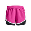 Fly By 2.0 2in1 Shorts Dames-Pink,Wit