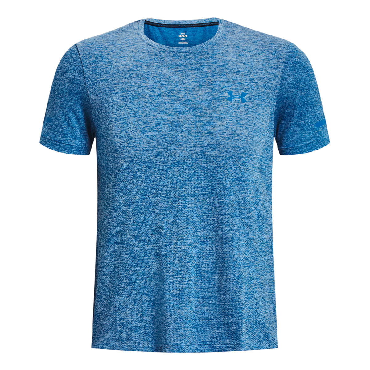 Under Armour Seamless Stride Hardloopshirt Heren - blauw,