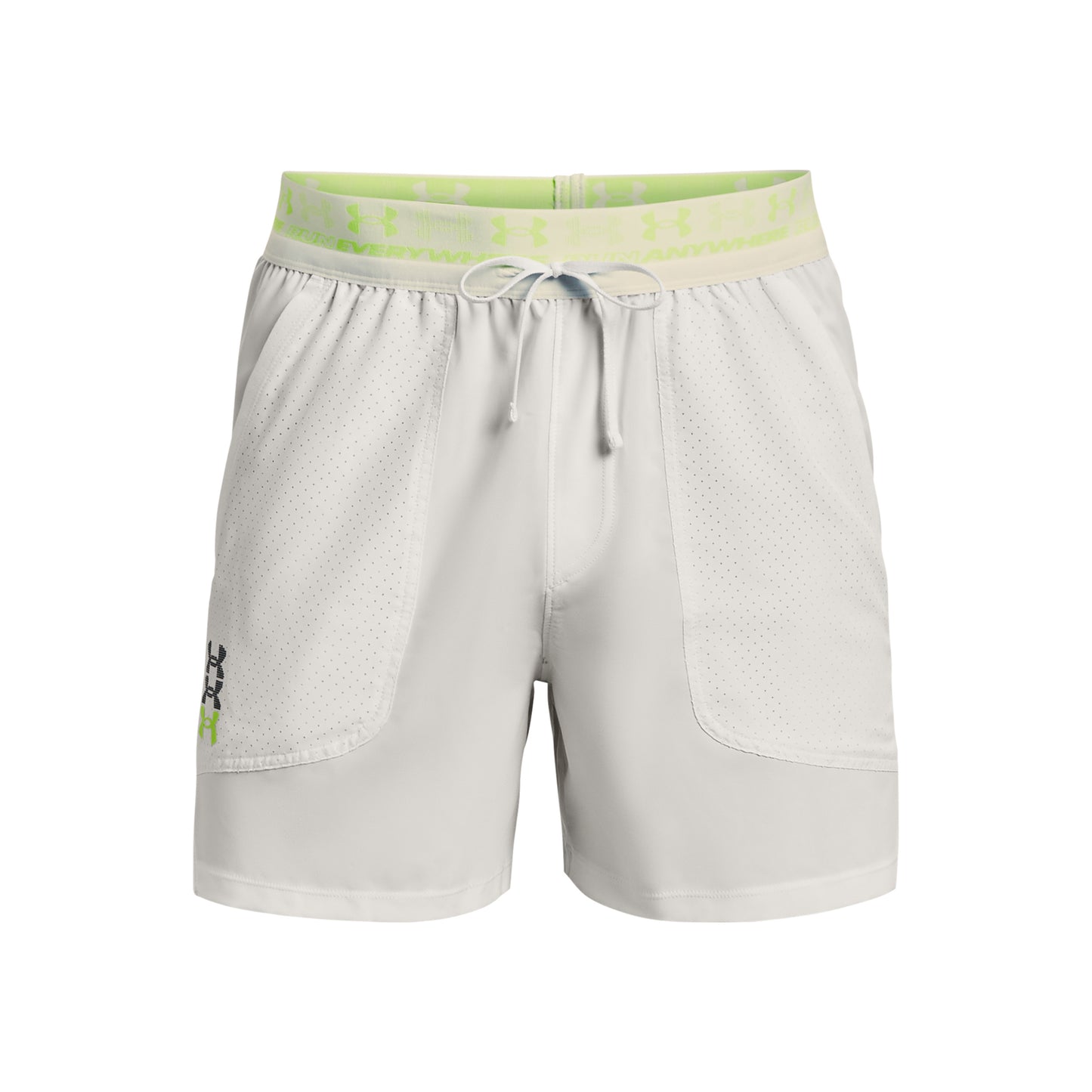 Under Armour Run Anywhere Shorts Heren - grijs, groen