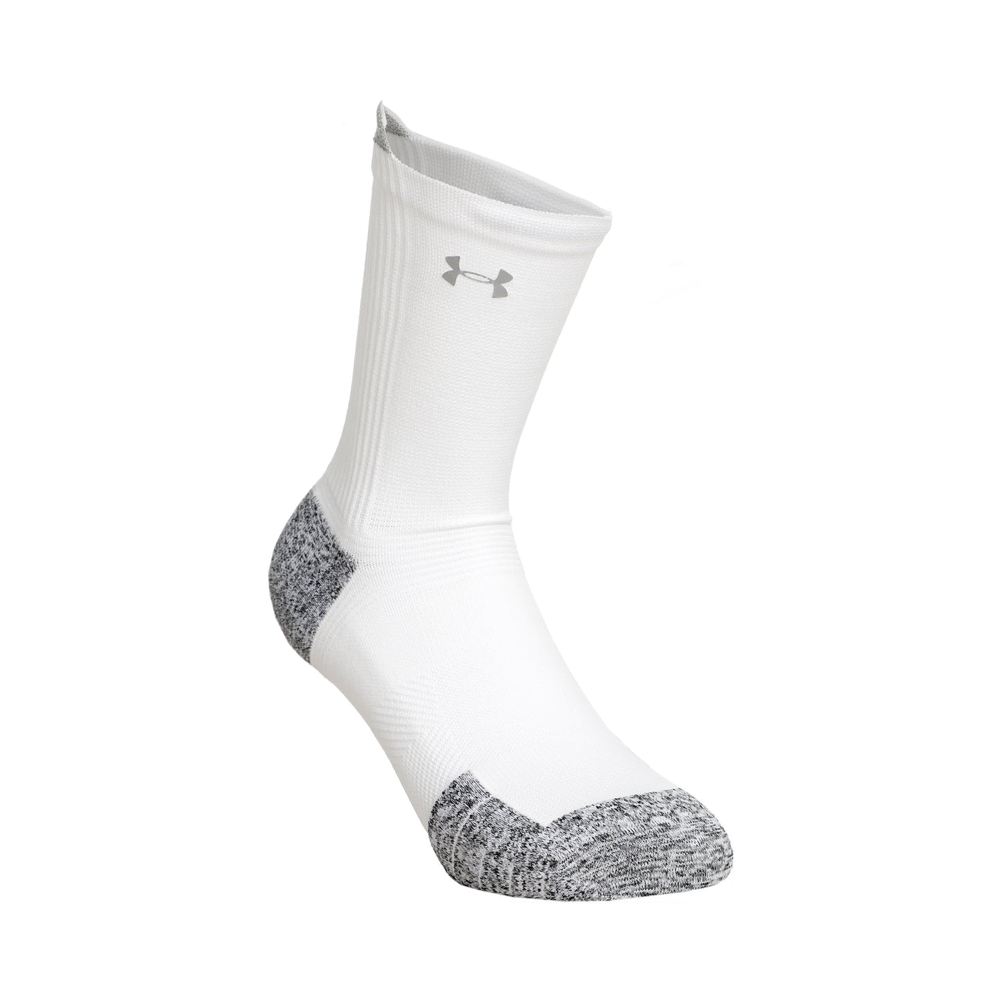 Under Armour AD Run Cushion Hardloopsokken-Wit,Grijs