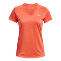 Tech Twist T-shirt Dames - oranje, grijs