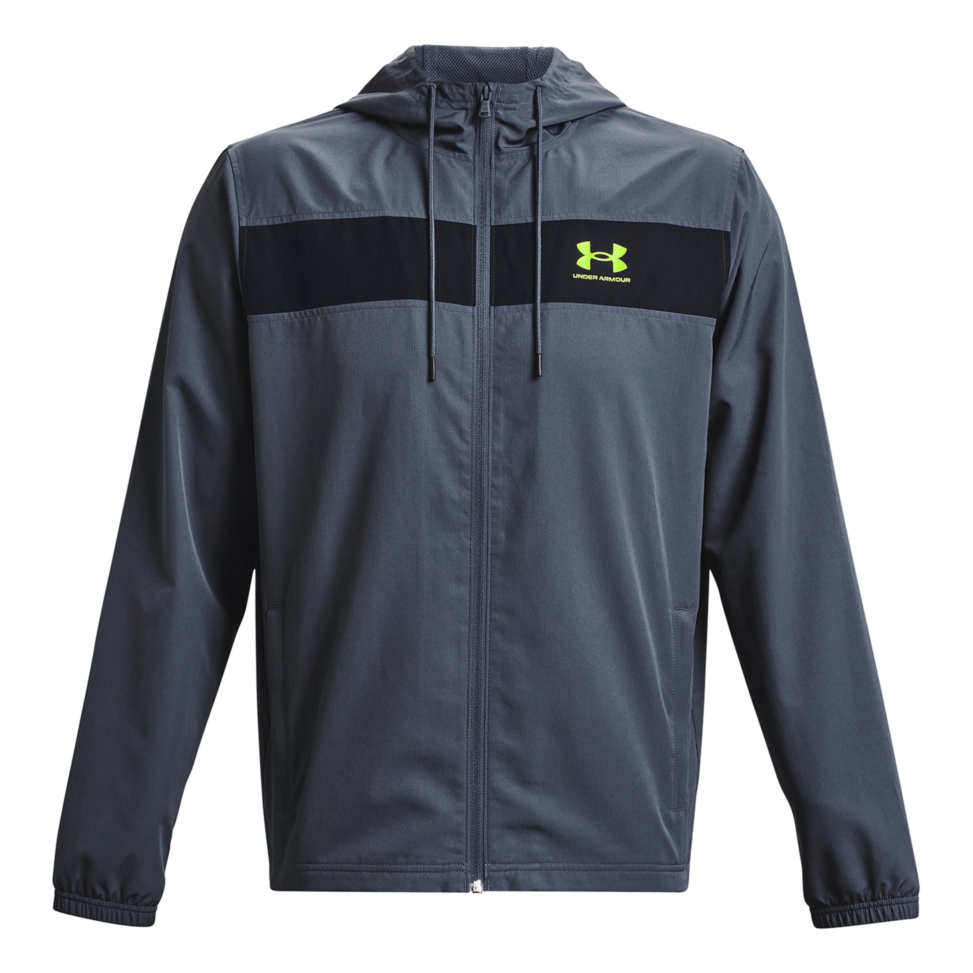 Under Armour Sportstyle Windbreaker Trainingsjack Heren - donkergrijs, zwart