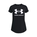 Sportstyle Logo T-shirt Meisjes - zwart, wit