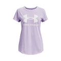 Sportstyle Logo T-shirt Meisjes - mauve, wit