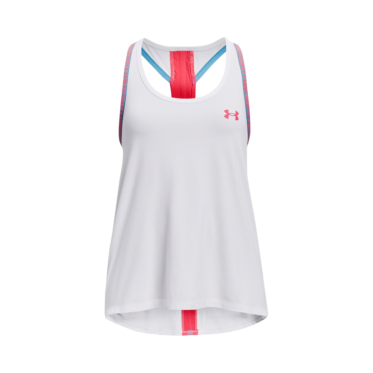 Under Armour Knockout Tanktop Meisjes - wit, pink