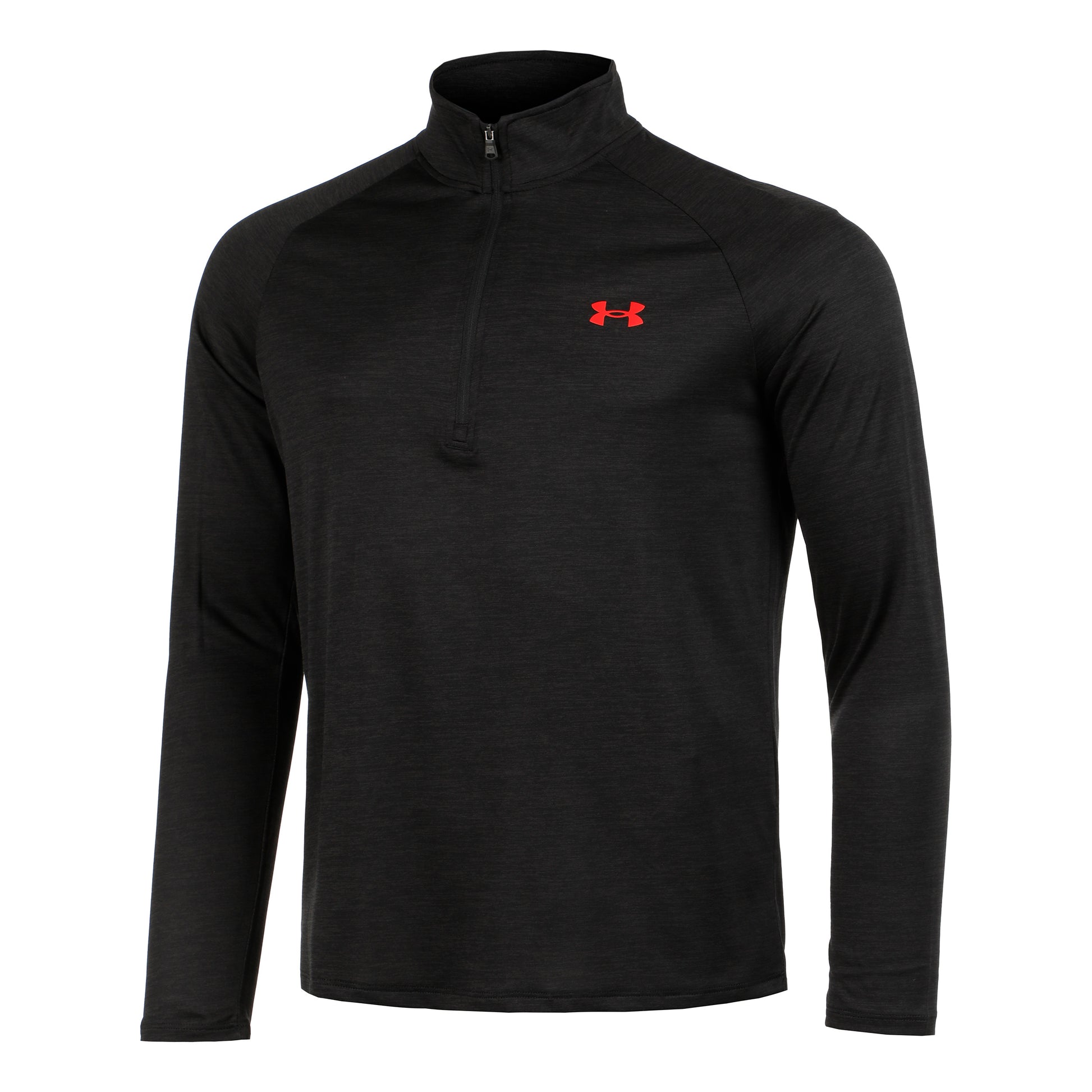 Under Armour Tech 2.0 Half-Zip Longsleeve Heren - zwart, rood