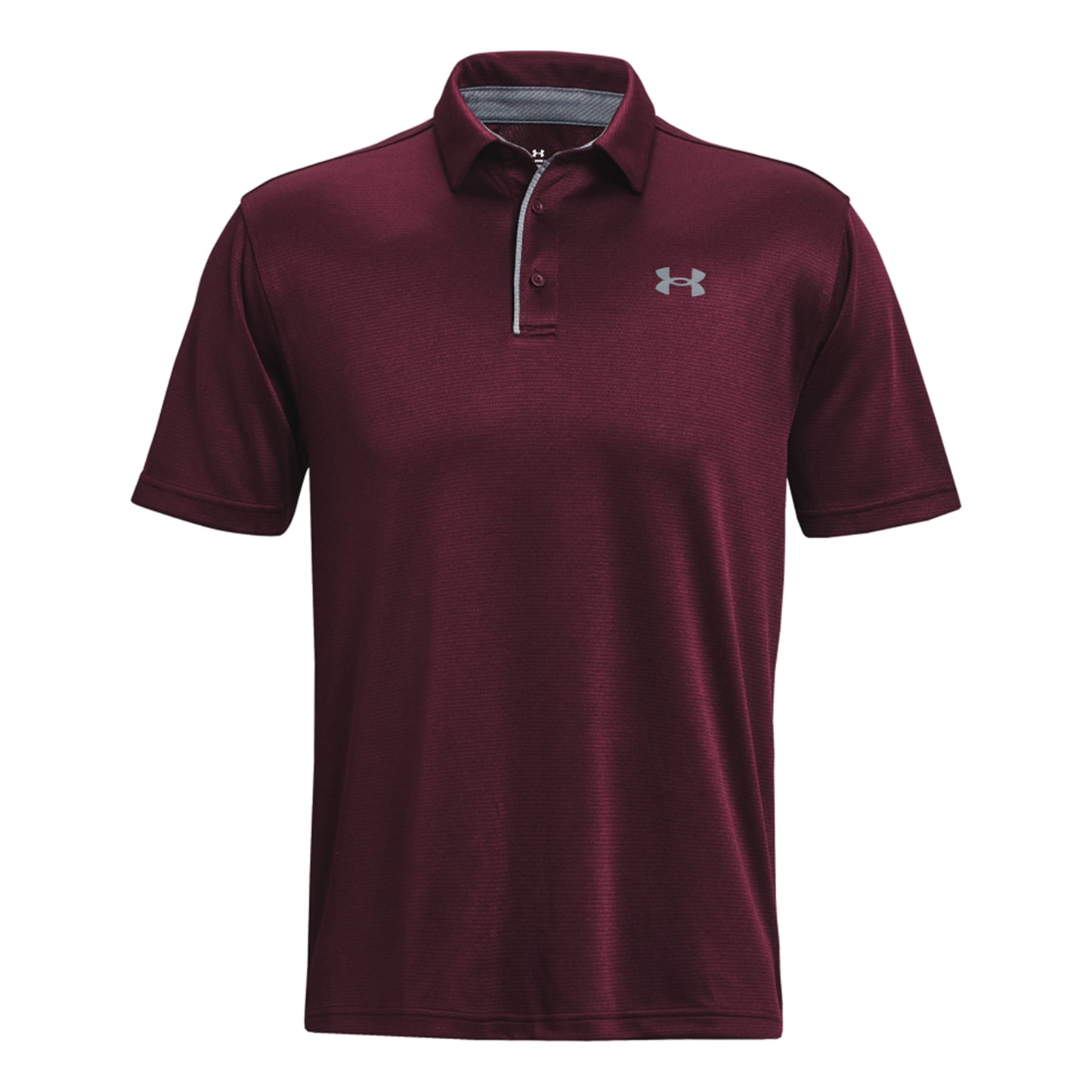 Under Armour Tech Polo Heren - donkerrood,