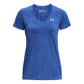 Tech Twist T-shirt Dames - blauw, wit