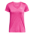 Tech Twist T-shirt Dames - pink, zilver