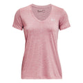 Tech Twist T-shirt Dames - oud roze, zilver