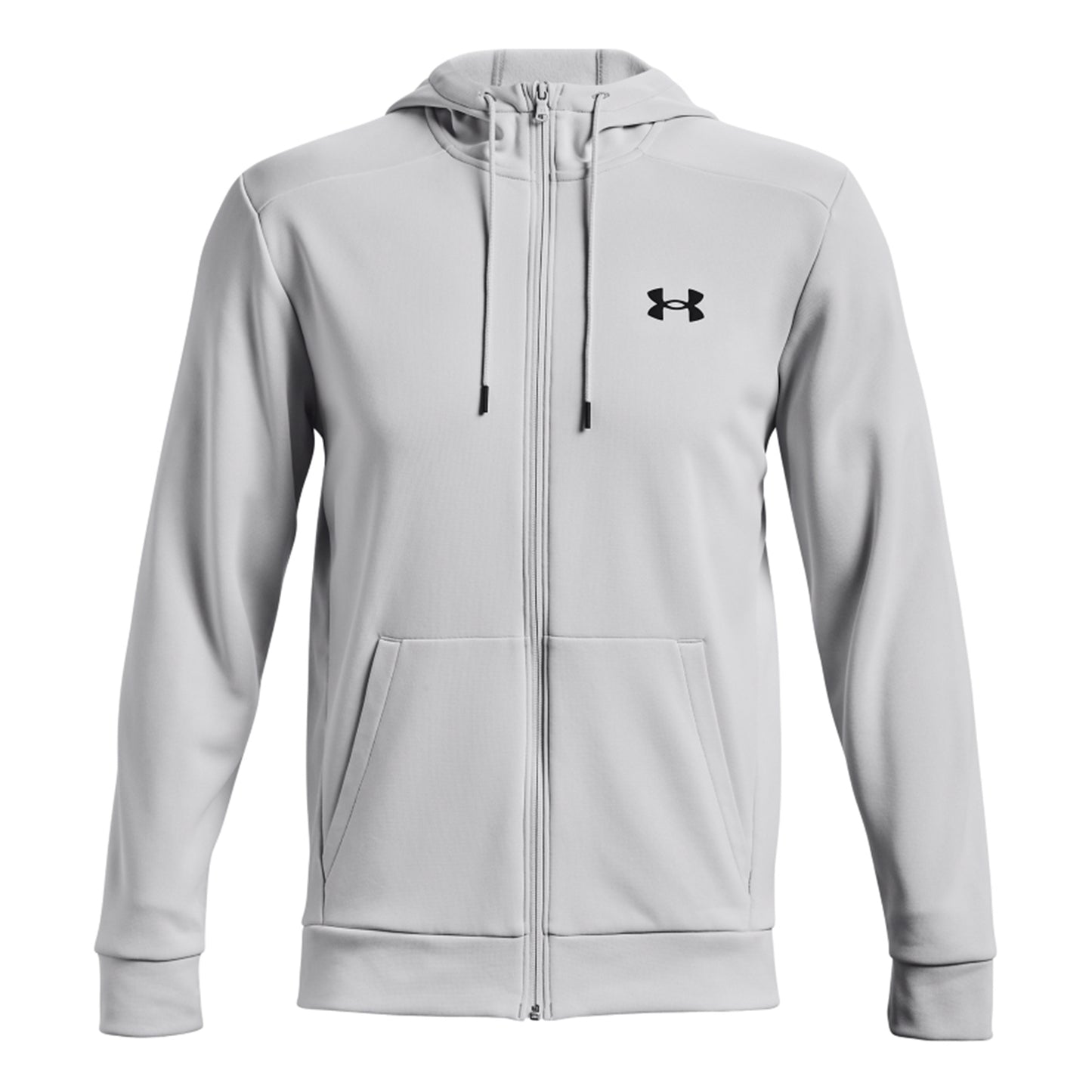 Under Armour Fleece Full Zip Sportjas Heren - lichtgrijs,