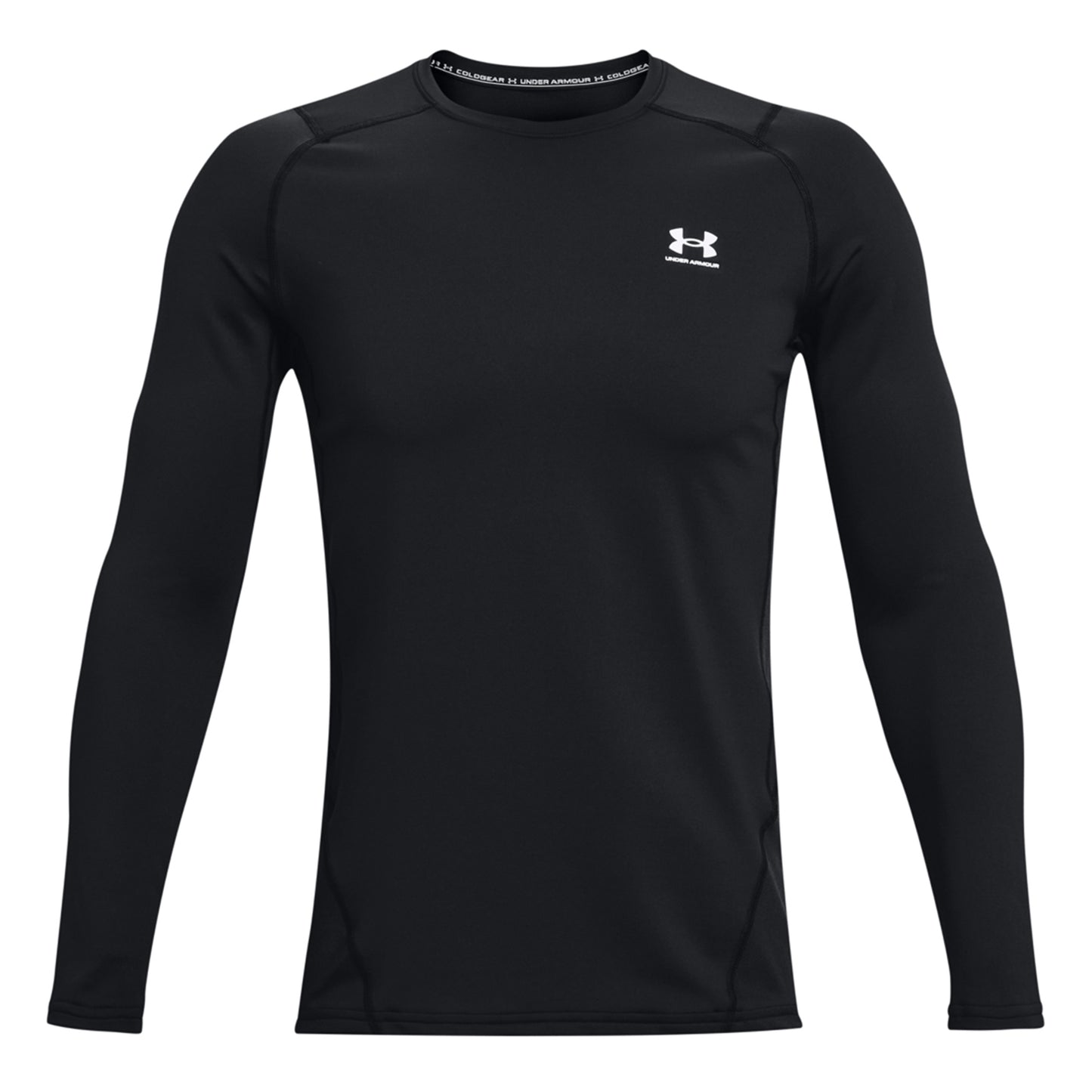 Under Armour Coldgear Fitted Crew Longsleeve Heren - zwart,
