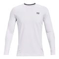 Coldgear Fitted Crew Longsleeve Heren - wit,