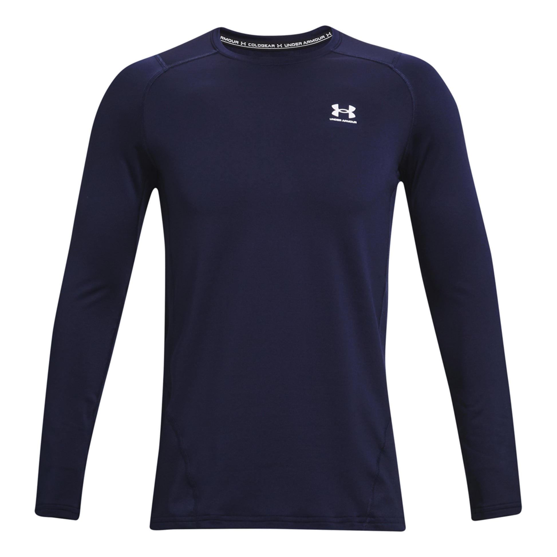 Under Armour Coldgear Fitted Crew Longsleeve Heren - donkerblauw,