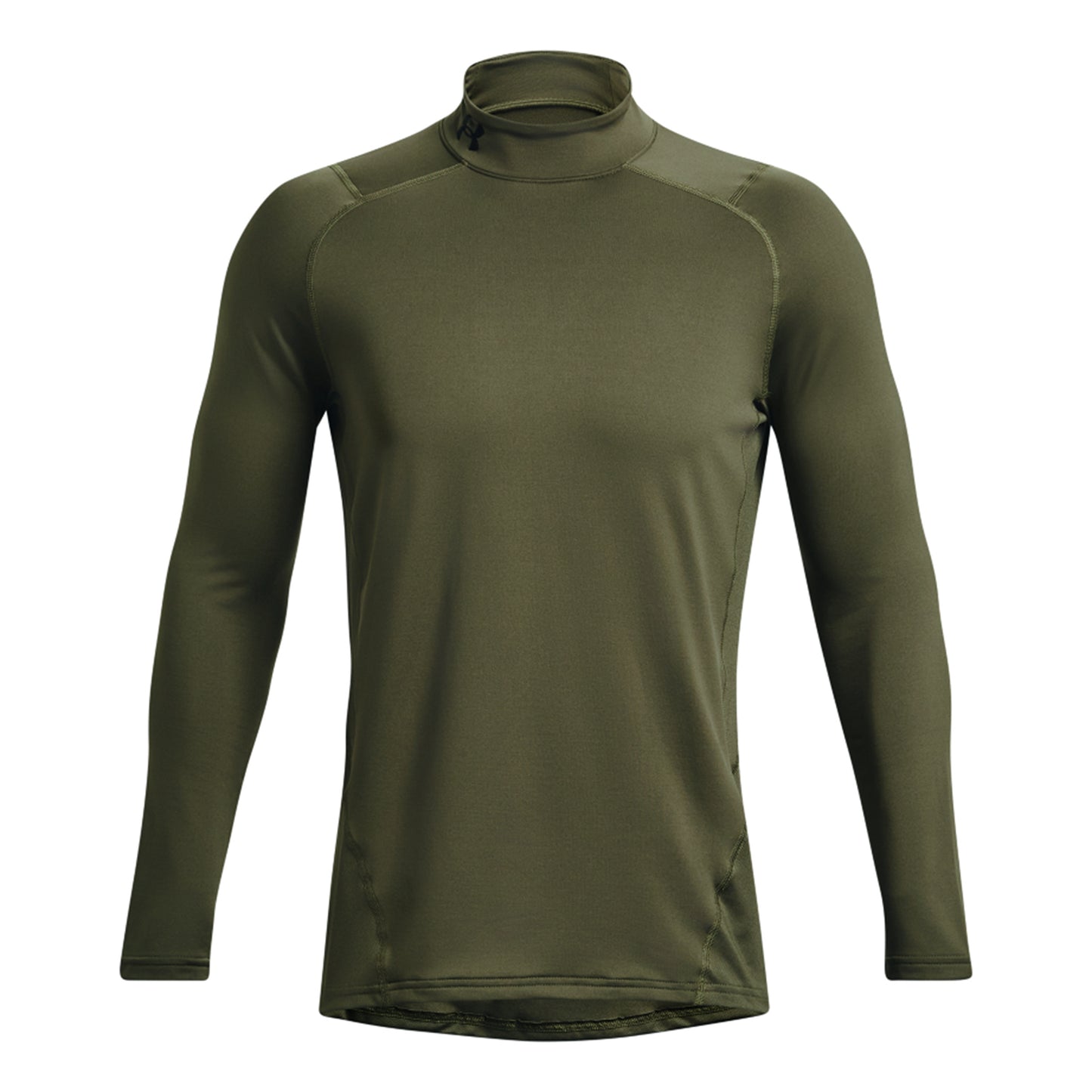 Under Armour Coldgear Fitted Crew Longsleeve Heren - olijf,