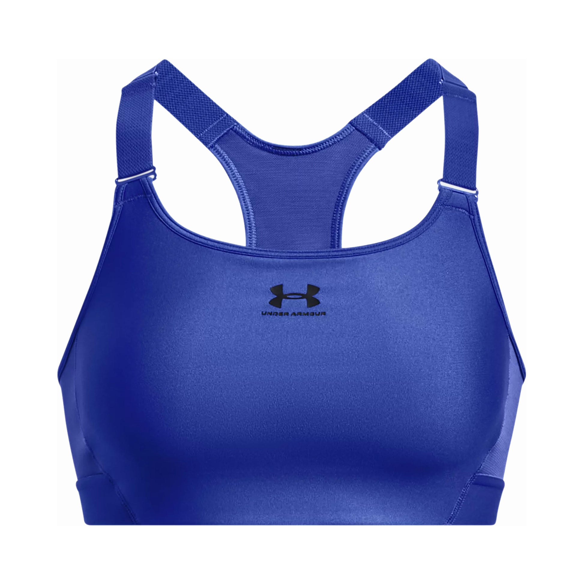 Under Armour Heatgear High Sport-bh Dames - donkerblauw, zwart