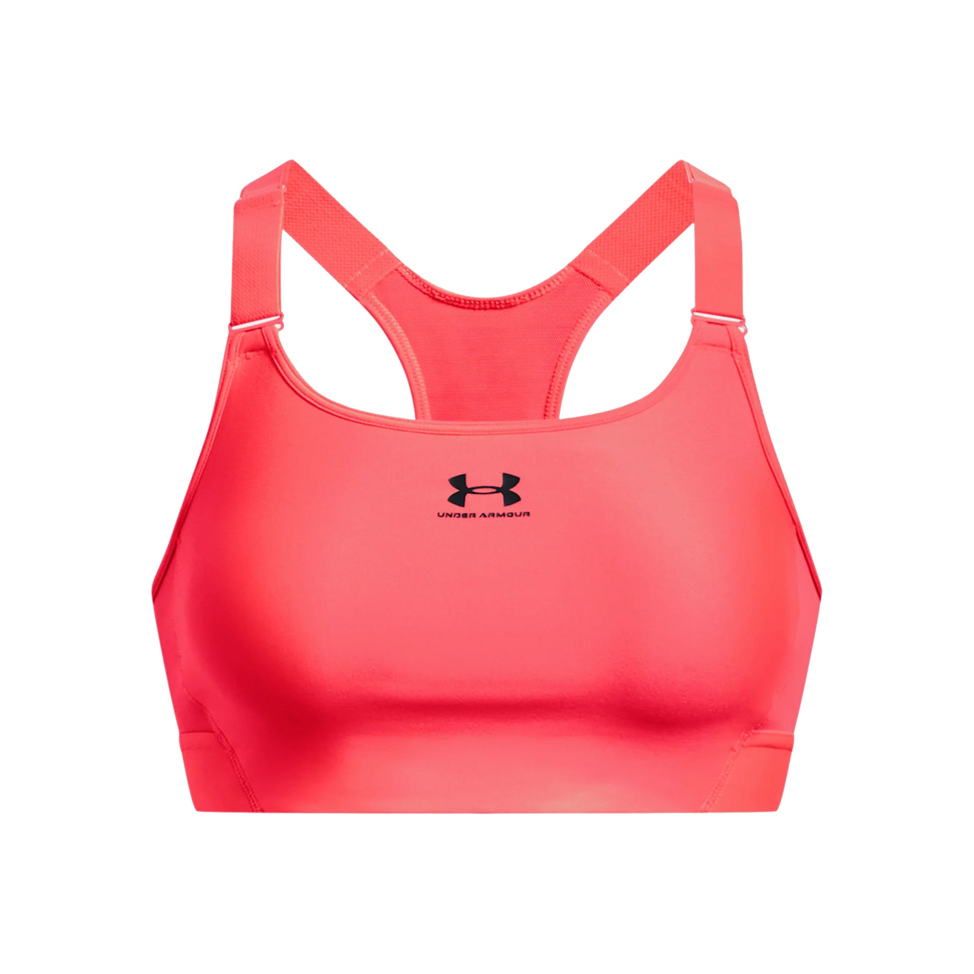 Under Armour Heatgear High Sport-bh Dames-Koraal