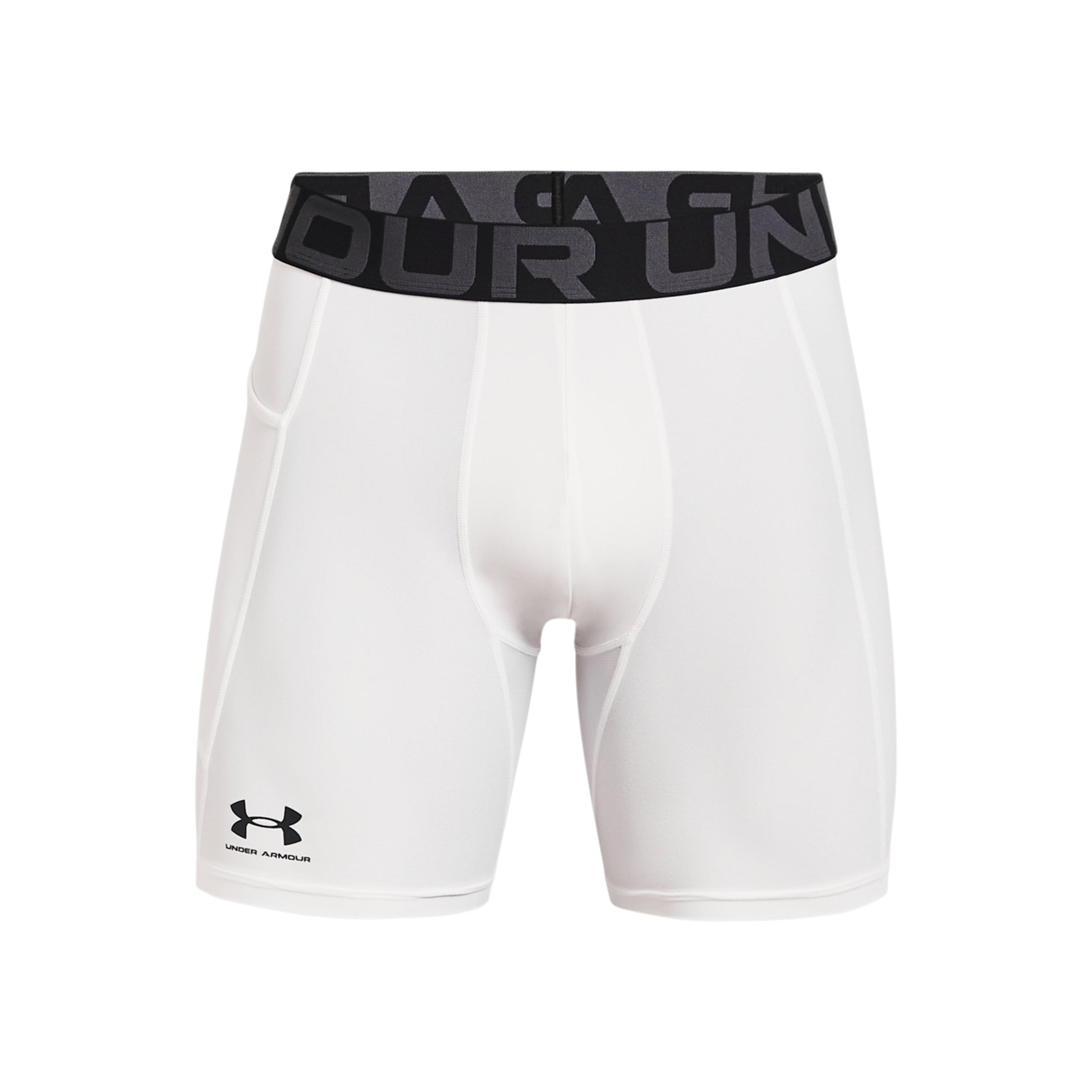 Under Armour Heatgear Shorts Heren - wit, zwart