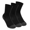 Performance Tech Crew Sportsokken Verpakking 3 Stuks-Zwart