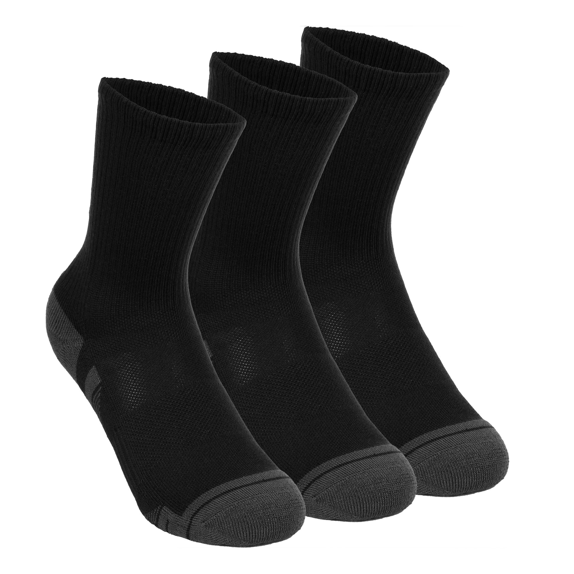 Under Armour Performance Tech Crew Sportsokken Verpakking 3 Stuks-Zwart