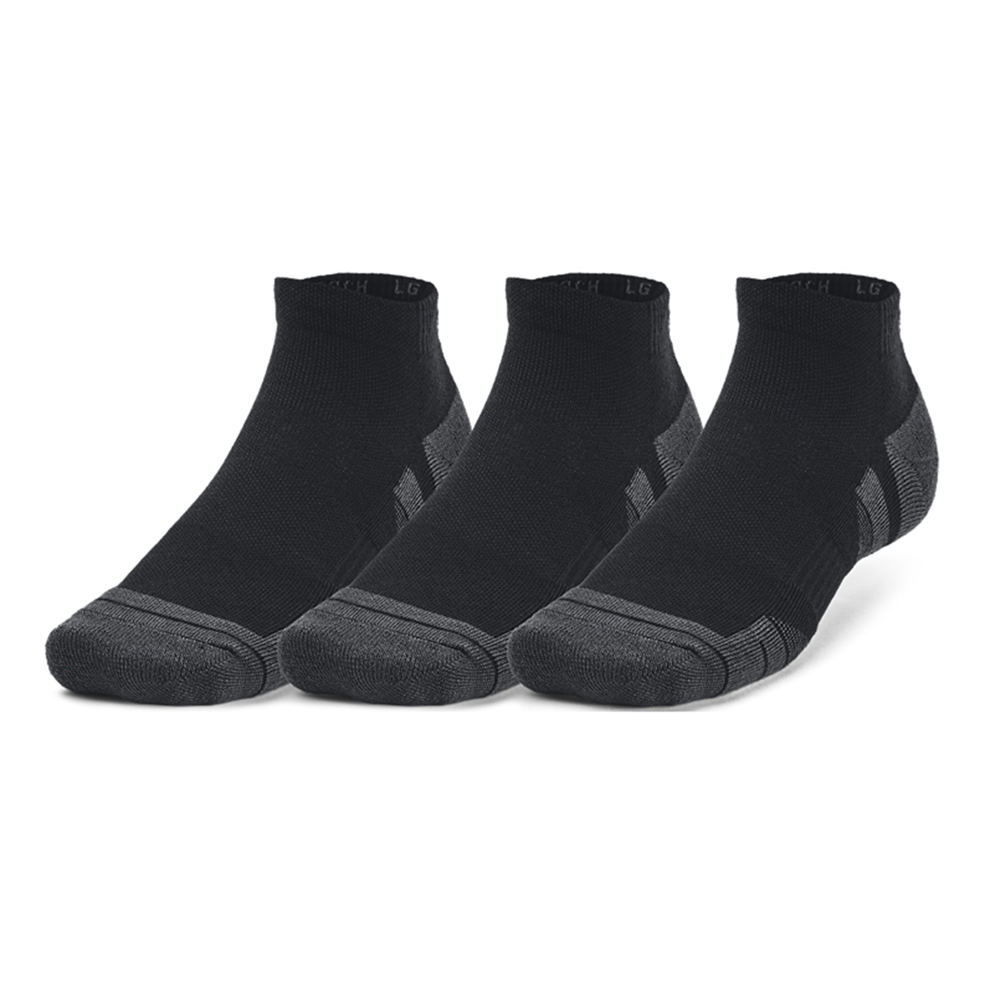 Under Armour Performance Tech Low Tennissokken Verpakking 3 Stuks-Zwart