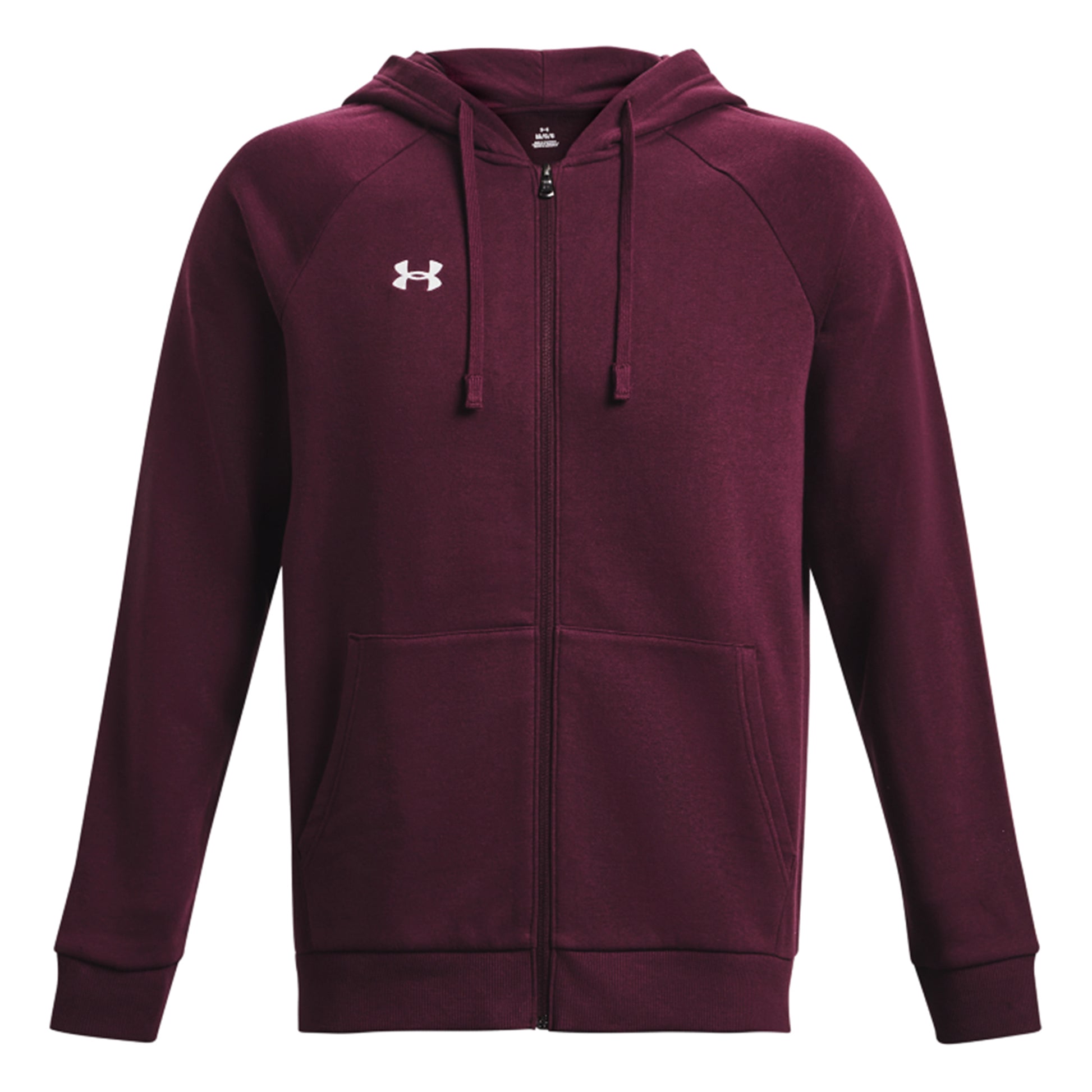Under Armour Rival Sportjas Heren - donkerrood,