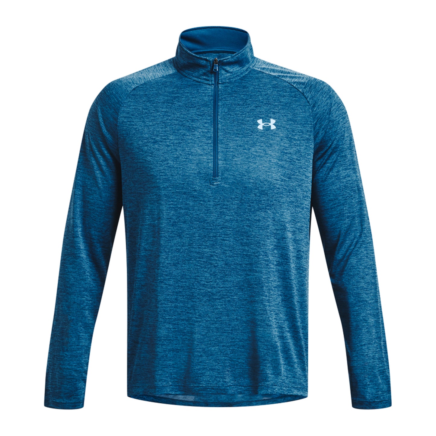 Under Armour Tech 2.0 Half-Zip Longsleeve Heren - petrolblauw,
