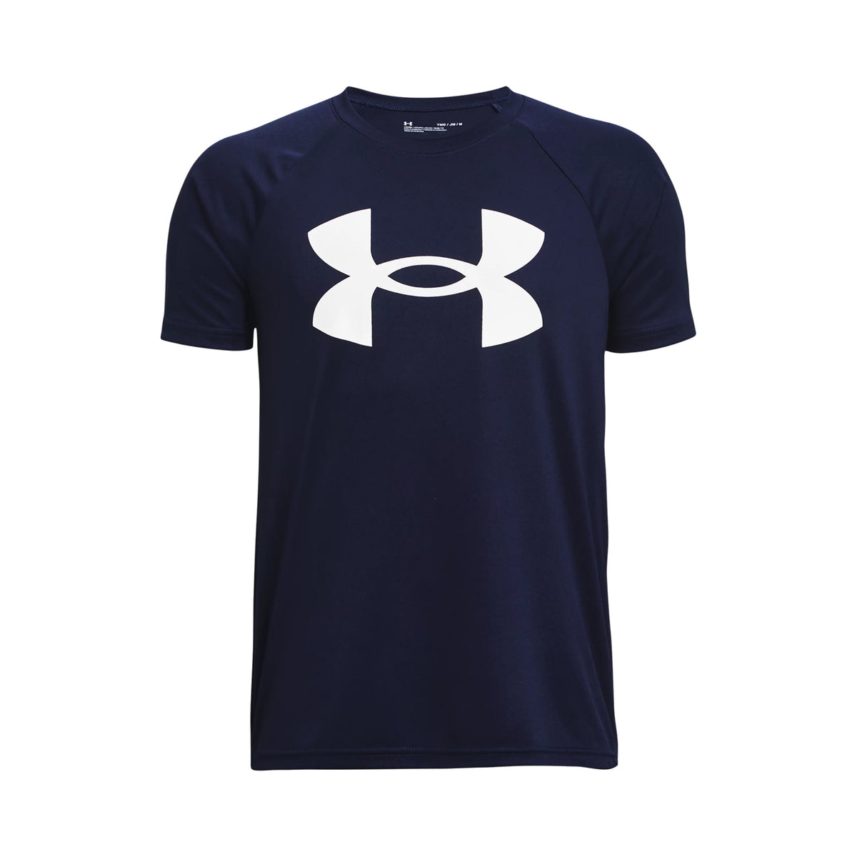 Under Armour Tech Big Logo T-shirt Jongens - donkerblauw,
