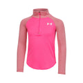 Tech Graphic Half-Zip Longsleeve Meisjes - pink, oud roze