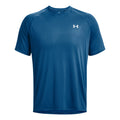 Tech Reflective T-shirt Heren - petrolblauw,