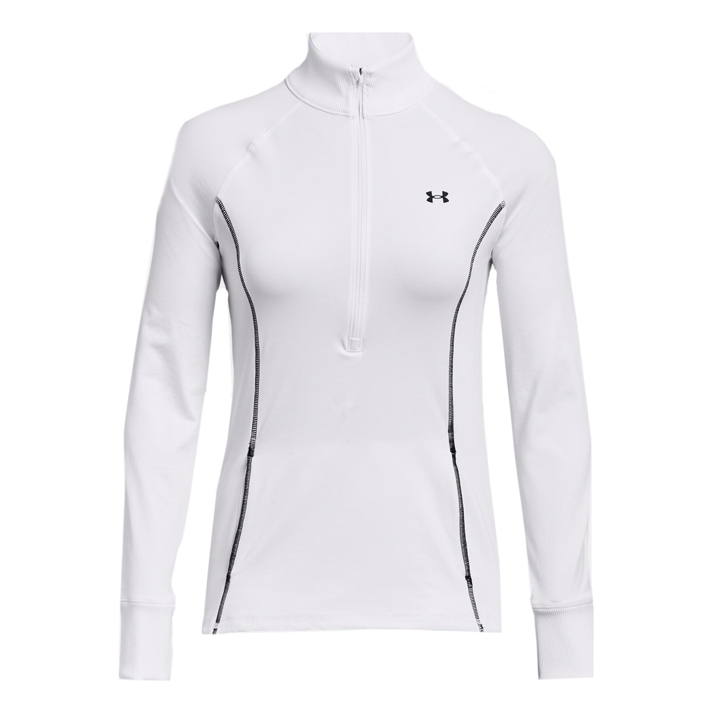 Under Armour CW Half-Zip Longsleeve Dames - wit,