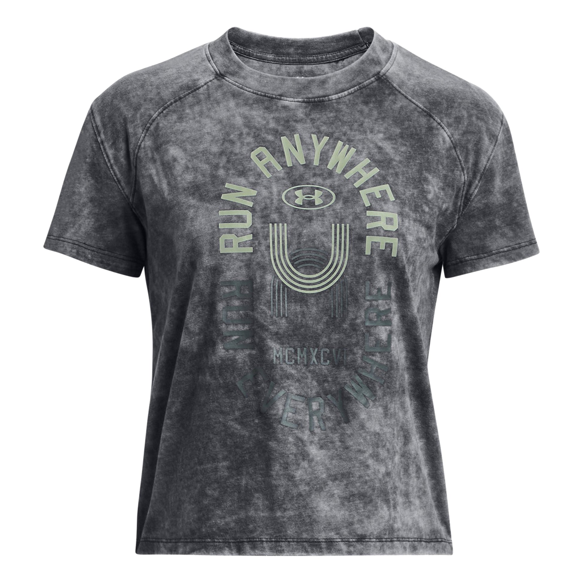 Under Armour Run Everywhere Graphic Hardloopshirt Dames - zwart,