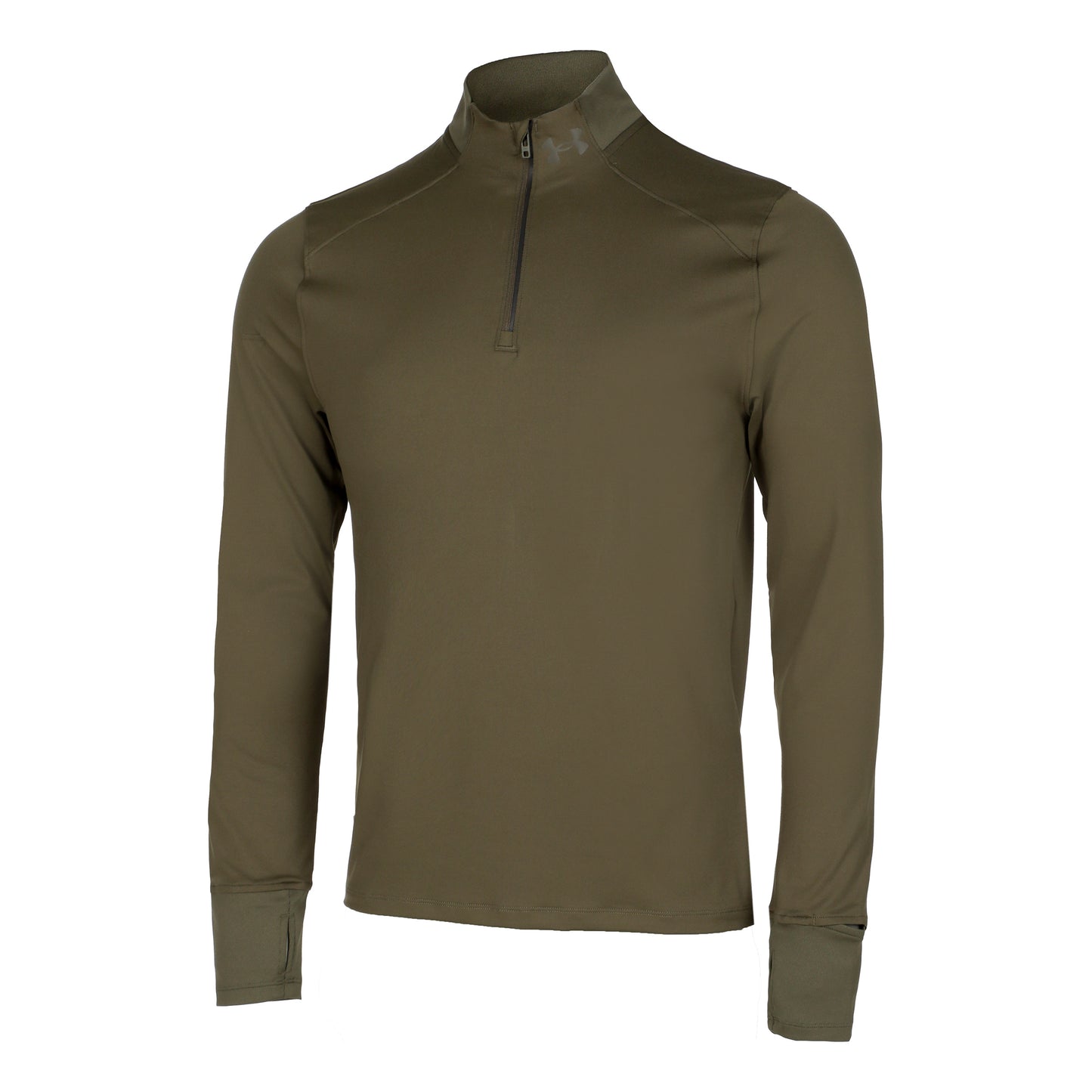 Under Armour Qualifier Run 1/4 Zip Hardloopshirt Heren - groen,