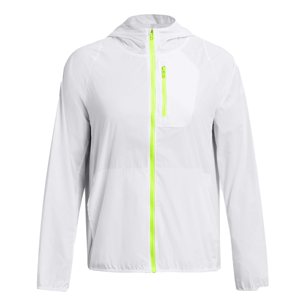 Under Armour Launch Lightweight Hardloopjas Dames - wit, neongeel