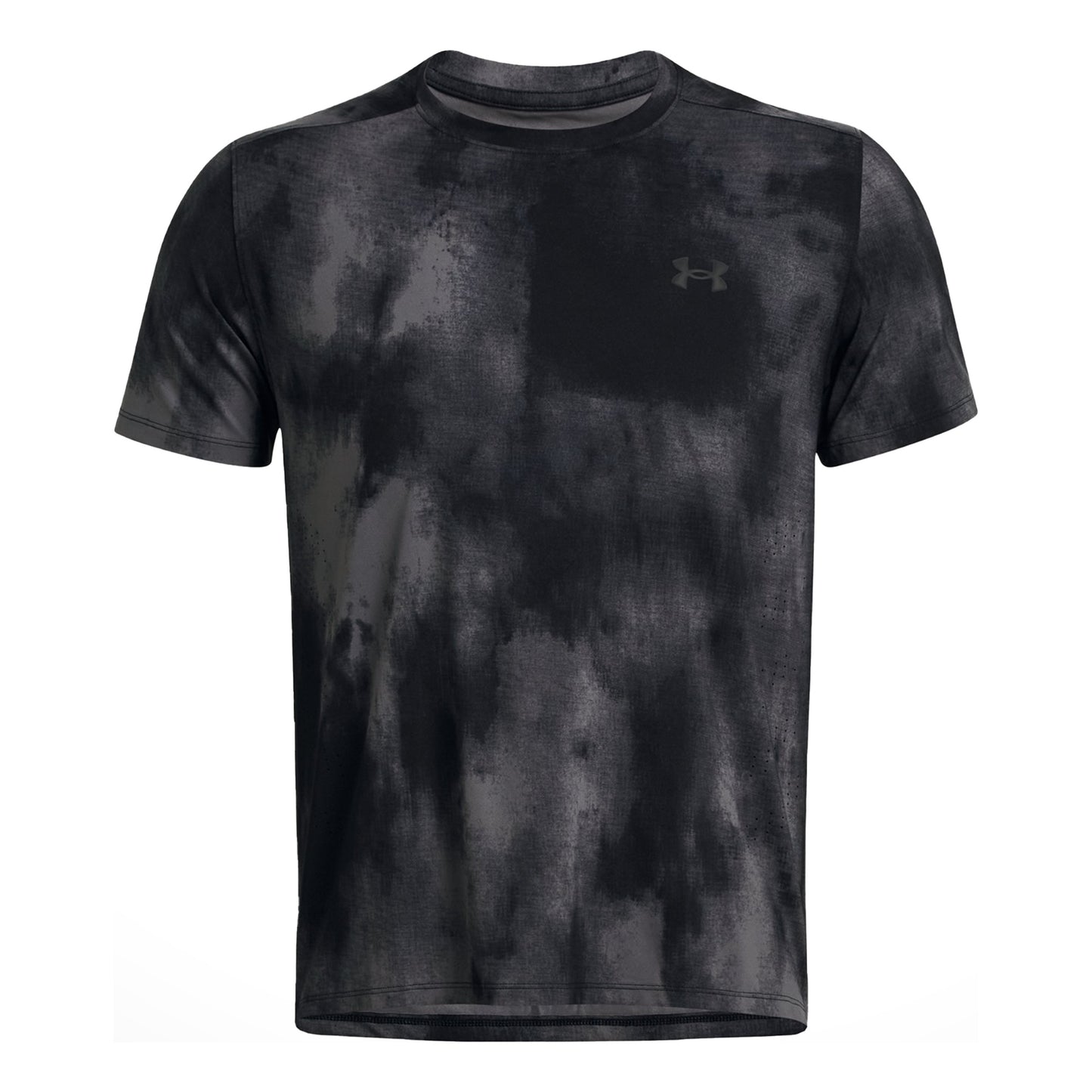 Under Armour Laser Wash Hardloopshirt Heren - zwart, grijs