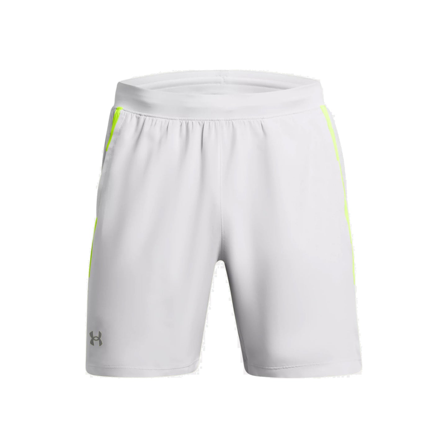 Under Armour Launch 7in  Hardloopshorts Heren - grijs, neongeel