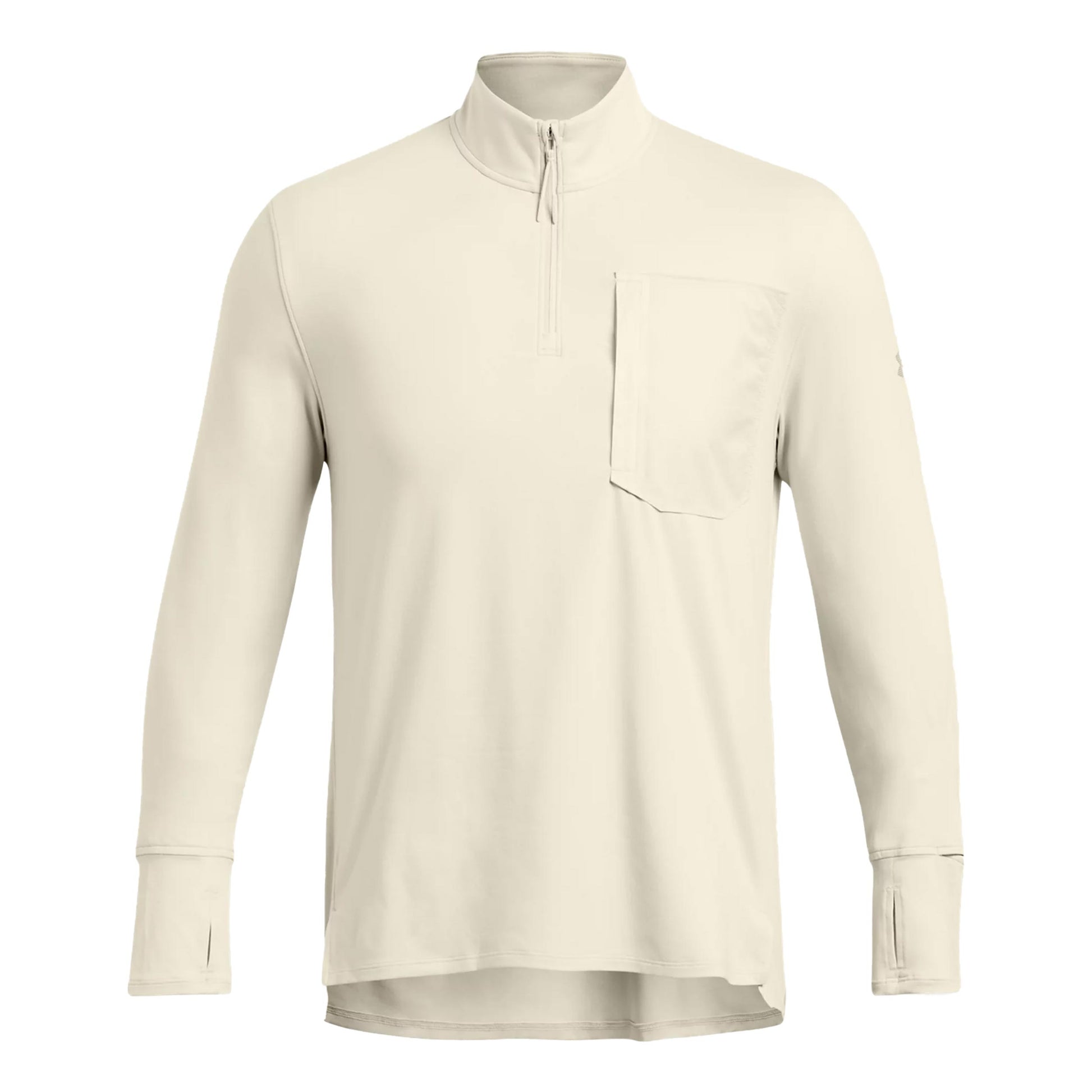 Under Armour Run Trail Quarter Zip Topje hardlopen Heren - zand,