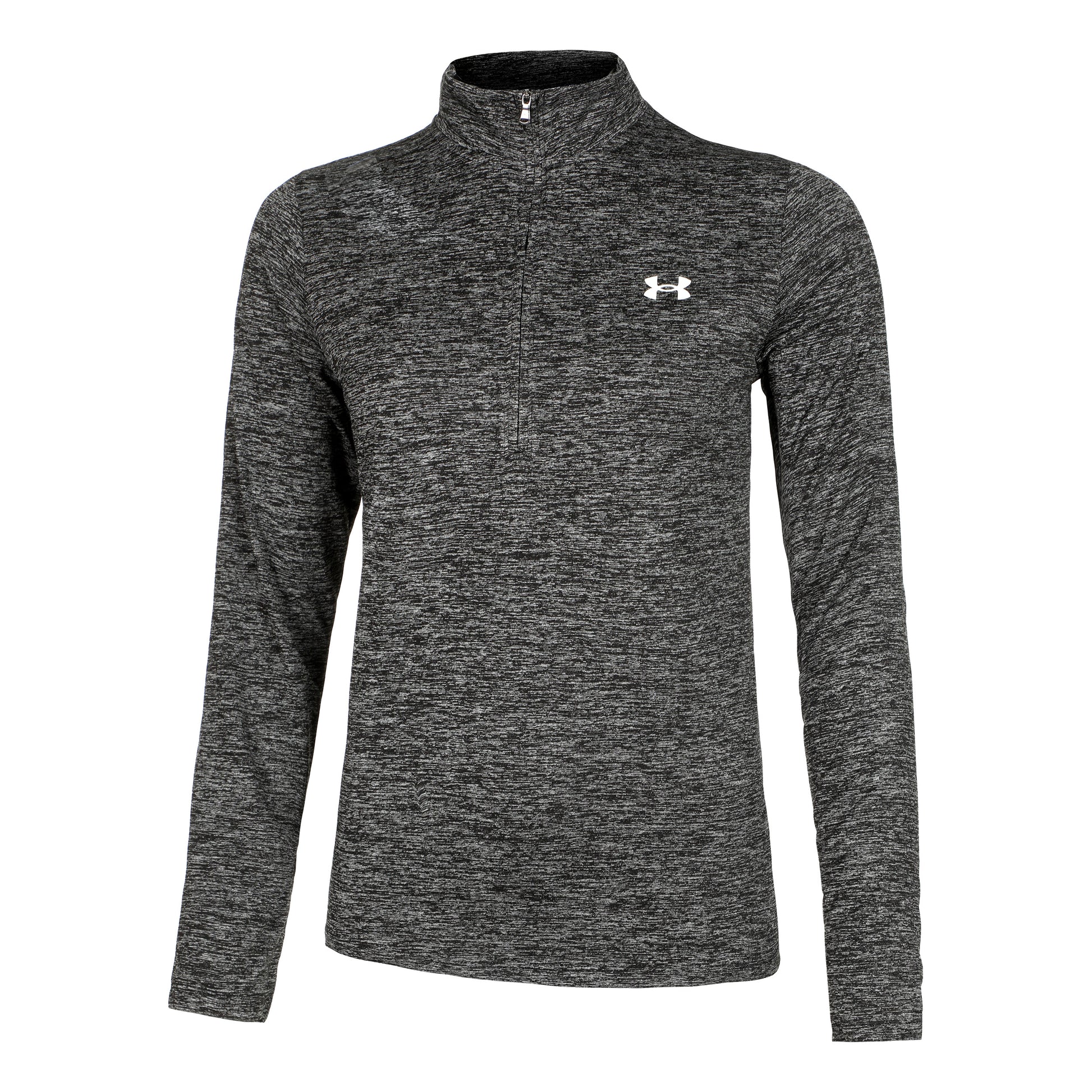 Under Armour Tech Half-Zip Twist Longsleeve Dames-Zwart