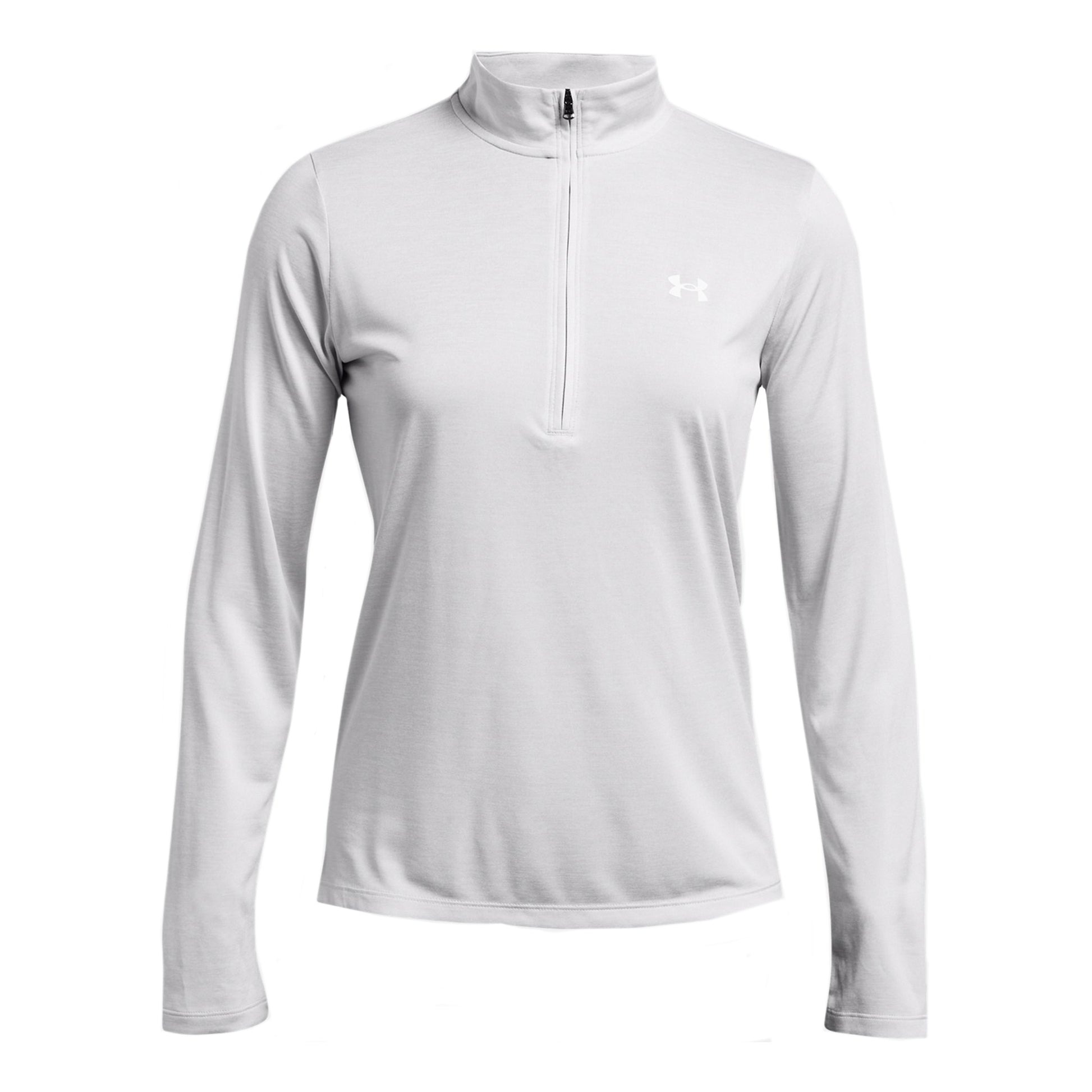 Under Armour Tech Half-Zip Twist Longsleeve Dames-Grijs