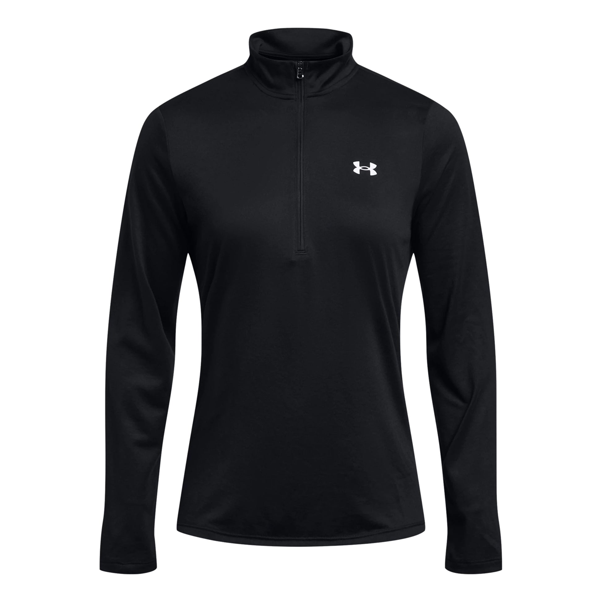 Under Armour Tech 1/2 Zip Longsleeve Dames-Zwart