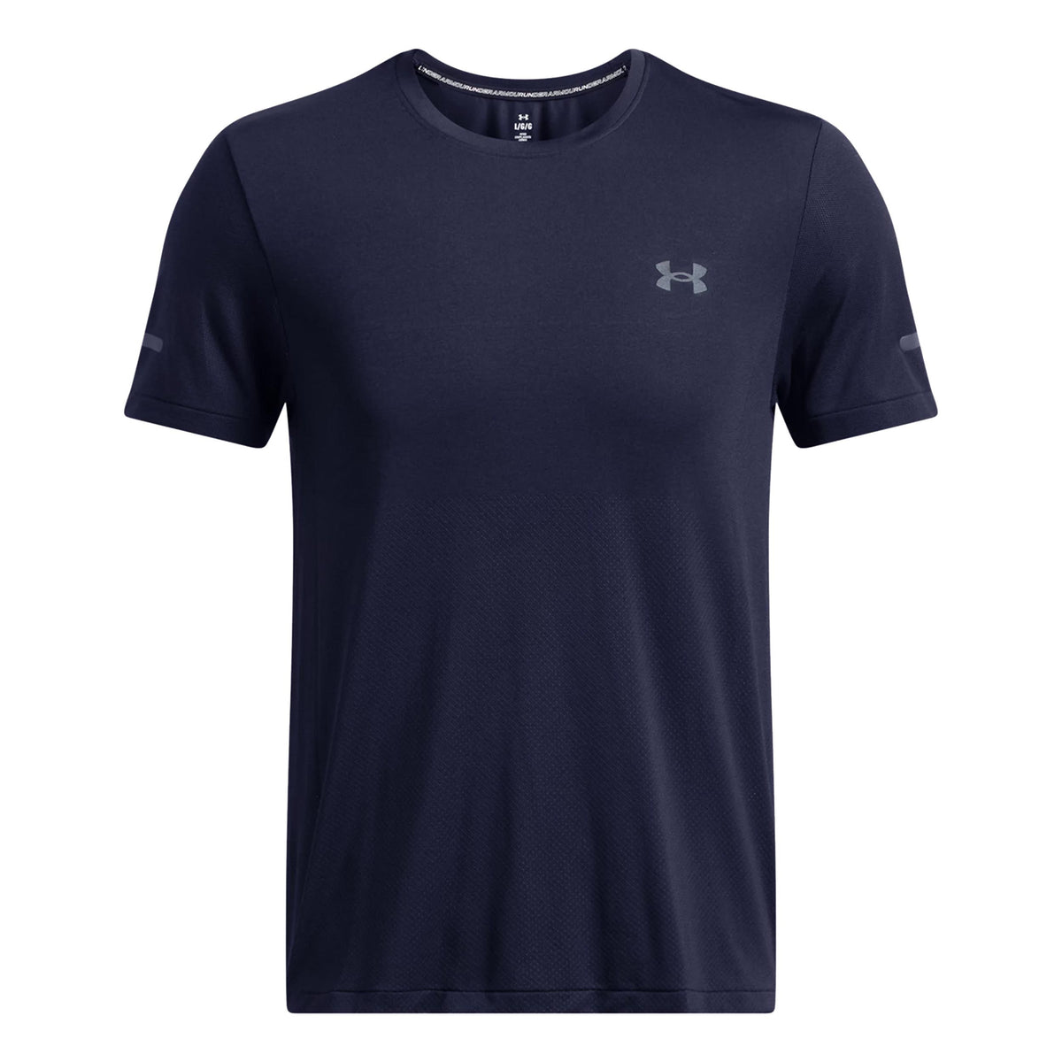 Under Armour Seamless Stride Hardloopshirt Heren-Donkerblauw