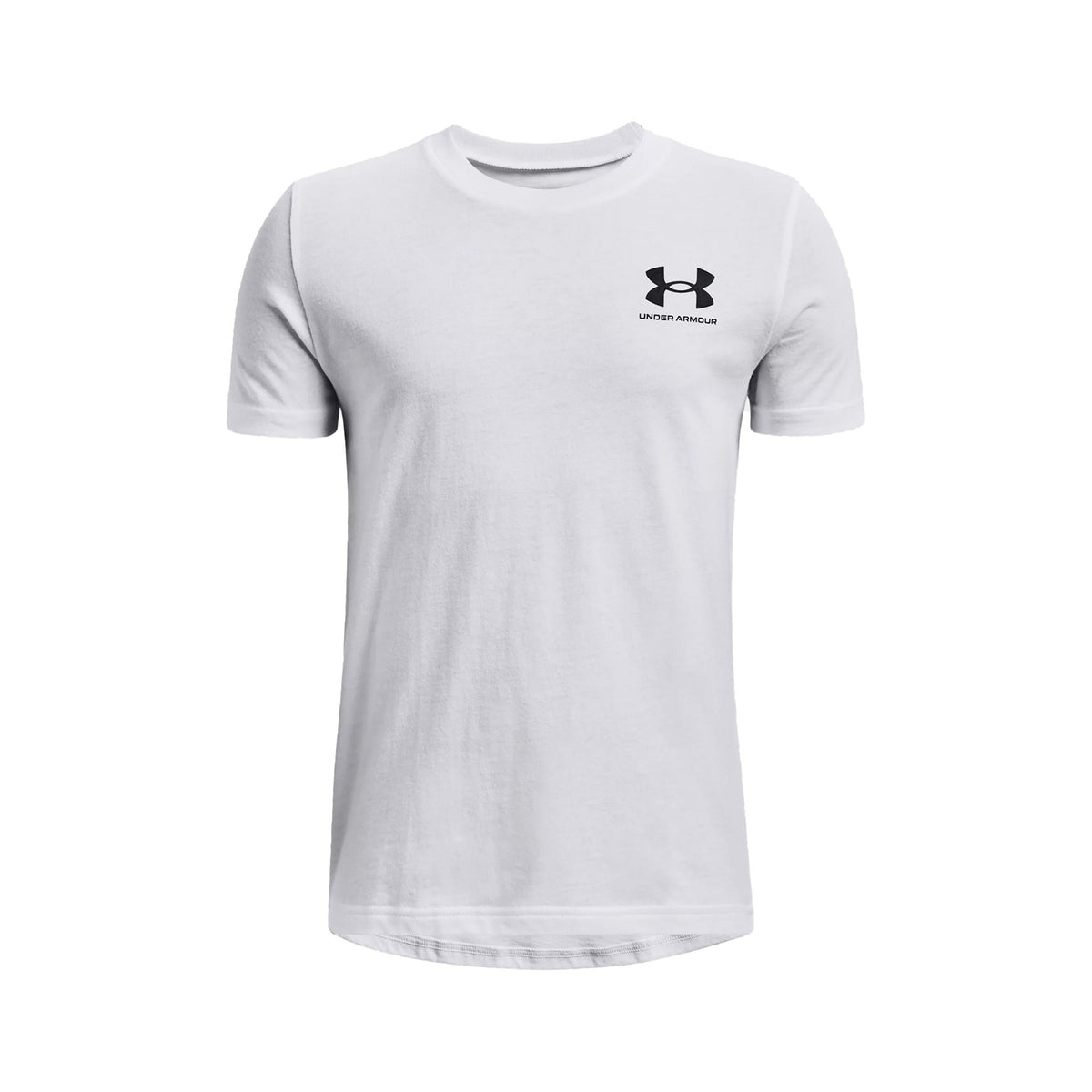 Under Armour Sportstyle Left Chest T-shirt Jongens - wit,