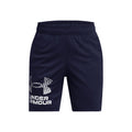 Tech Logo Shorts Jongens - donkerblauw, wit