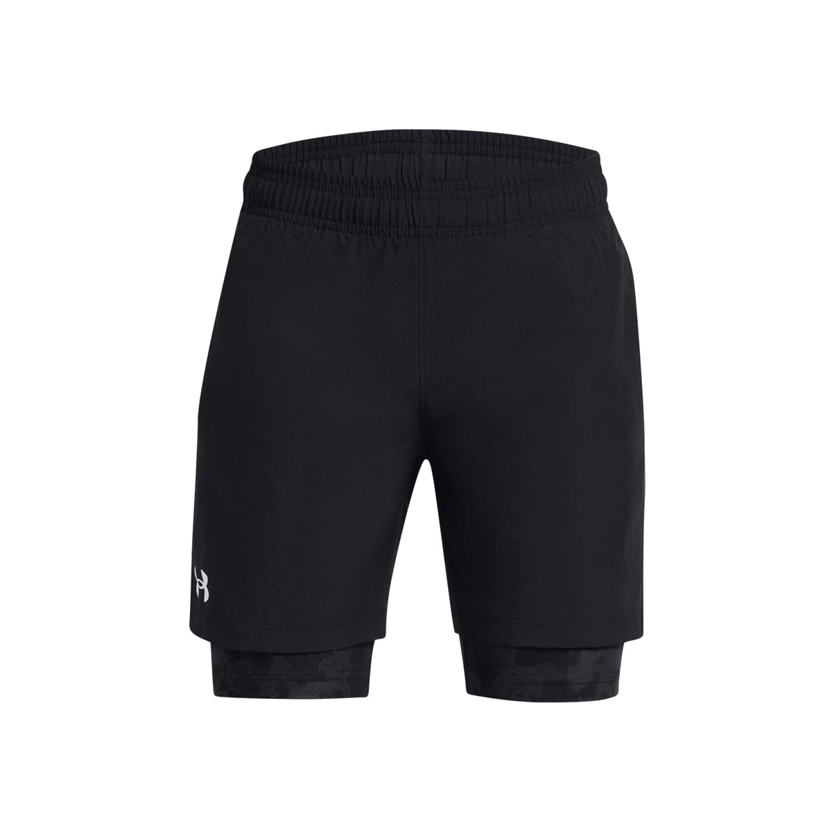 Under Armour Woven 2in1 Shorts Jongens - zwart,