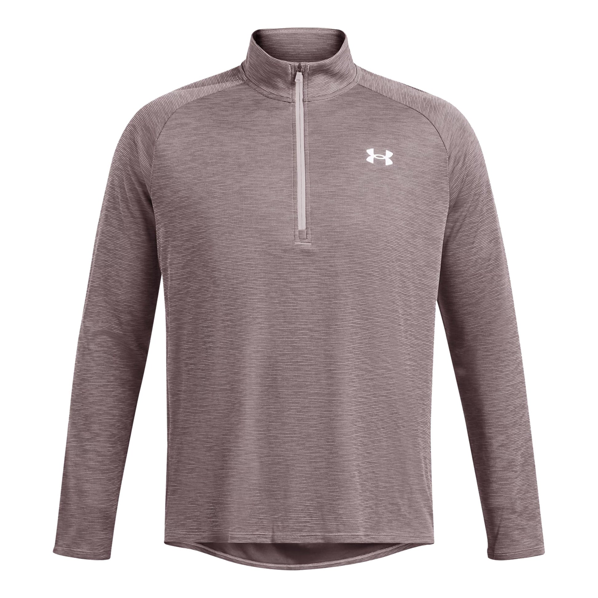 Under Armour Tech Textured 1/2 Zip Longsleeve Heren-Grijs