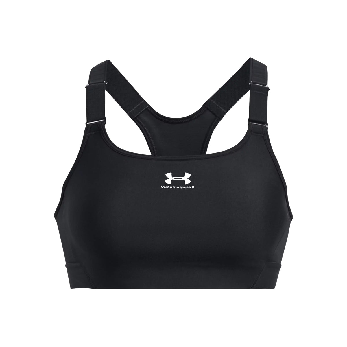 Under Armour Heatgear High Sport-bh Dames-Zwart,Wit