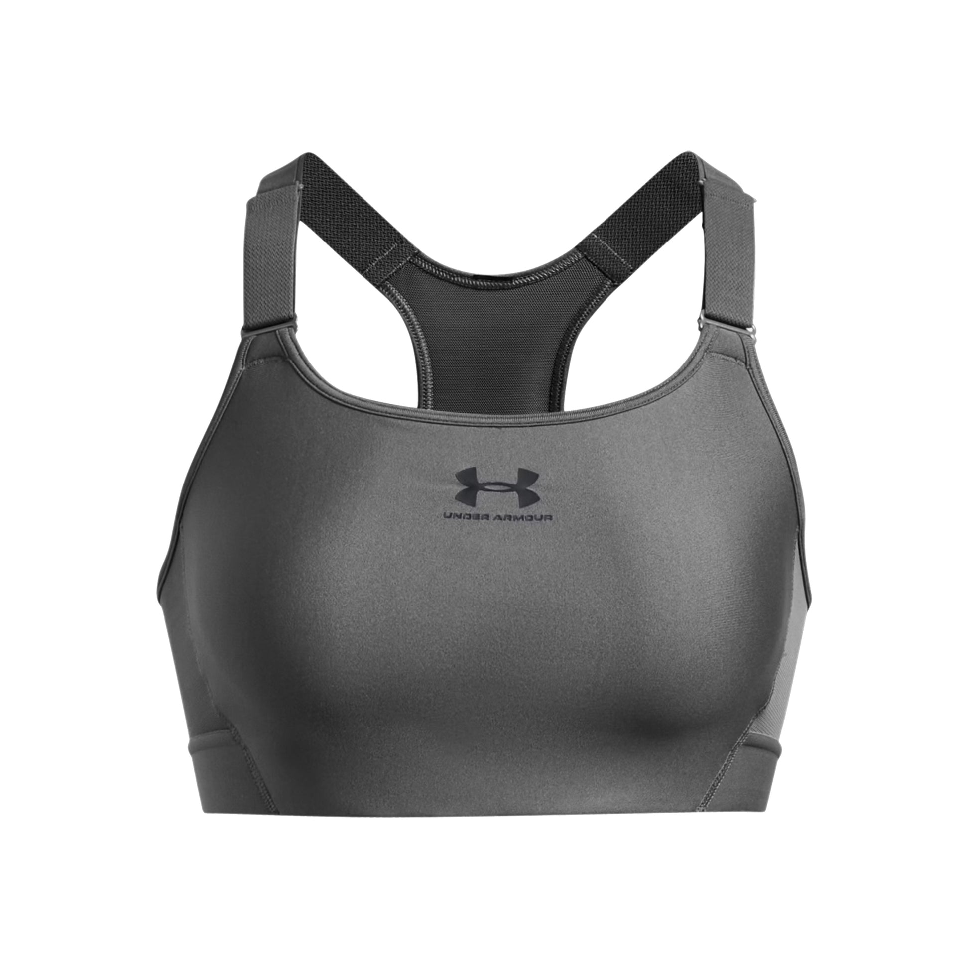 Under Armour HeatGear High Sport-bh Dames-Grijs