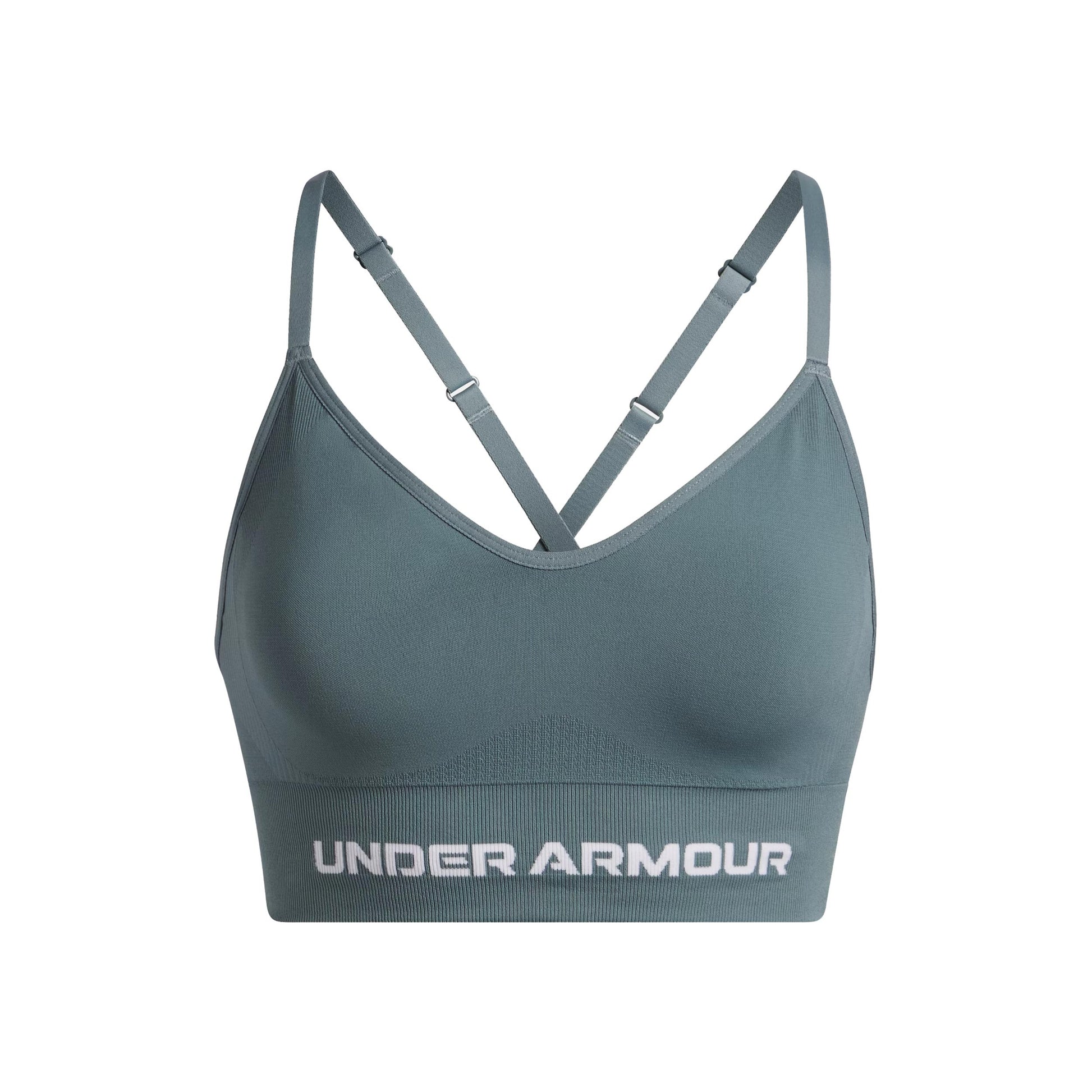 Under Armour Vanisheamle Low Sport-bh Dames - blauw, wit